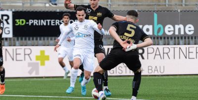 Die geforderte Reaktion gezeigt