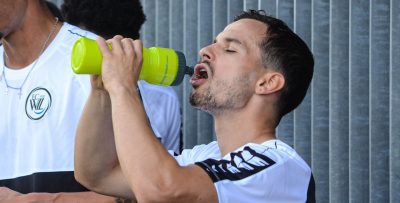 Trainingsstart in der Lidl Arena