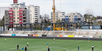 Bau der Überdachung kommt voran